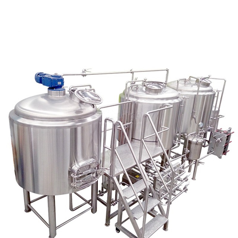 1000L brewing system-brewhouse-beer  making machine-two vessels brewhouse-three vessels beer making brewery.jpg